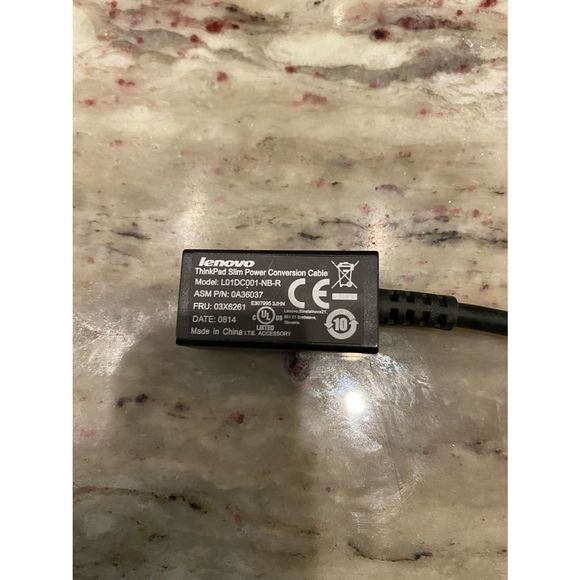 Lenovo ThinkPad L01DC001-NB-R Slim Power Conversion 7" Cable - Picture 2 of 5